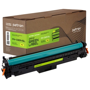Картридж Patron Canon 069 yellow Green Label (PN-069YGL) зображення 1