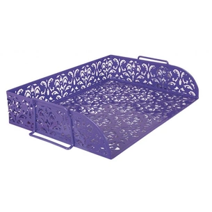 Лоток для паперів Buromax horizontal, Barocco, purple (BM.6253-07) зображення 1