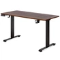 Комп'ютерний стіл Mealux PowerDesk Duo Walnut (EVO-242 Duo Walnut /B) - зменшене зображення 1