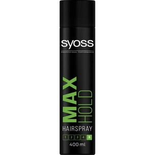Лак для волосся Syoss Max Hold (фіксація 5) 400 мл (8410436135177) изображение 1