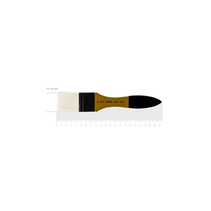 Пензлик для малювання Rosa Щетина флейц, AMBER 2306, №40 (4823098533528) зображення 1