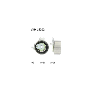 Ролик натягувача ременя SKF VKM 15202 зображення 1