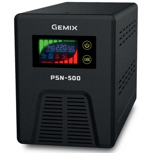 Пристрій безперебійного живлення Gemix PSN-500 зображення 1