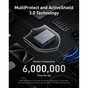Зарядний пристрій Anker GaNPrime 200W 4xUSB-C PD + 2xUSB-A Black (A2683341) - зменшене зображення 3