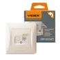 Комп'ютерна розетка Videx BINERA CAT6 одинарна кремова (VF-BNSK1PC6-CR) - уменьшенное изображение 4