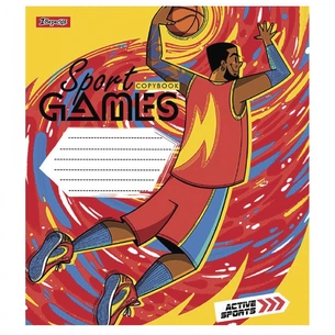 Зошит 1 вересня А5 Sport games 36 аркушів, клітинка (766674) зображення 1