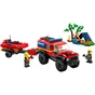 Конструктор LEGO City Пожежний позашляховик з рятувальним човном 301 деталей (60412) - зменшене зображення 2