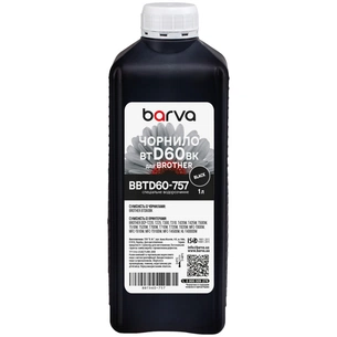Чорнило Barva Brother BTD60BK 1л (BBTD60-757) зображення 1