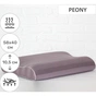 Подушка MirSon ортопедична 6004 Noble stripe Peony 58х40х10.5 (2200003260854) - зменшене зображення 2