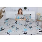 Постільна білизна MirSon Бязь Ranforce Elite 17-0504 Panda is gray 160х220 полуторна (2200004698977) - уменьшенное изображение 2