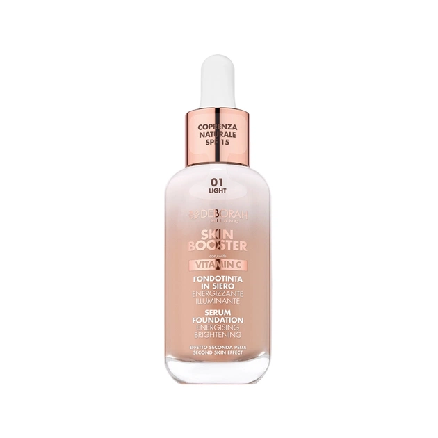 Тональна основа Deborah Skin Booster Serum Foundation Vitamin C SPF15 01 - Light 30 мл (8009518414271) - picture 1