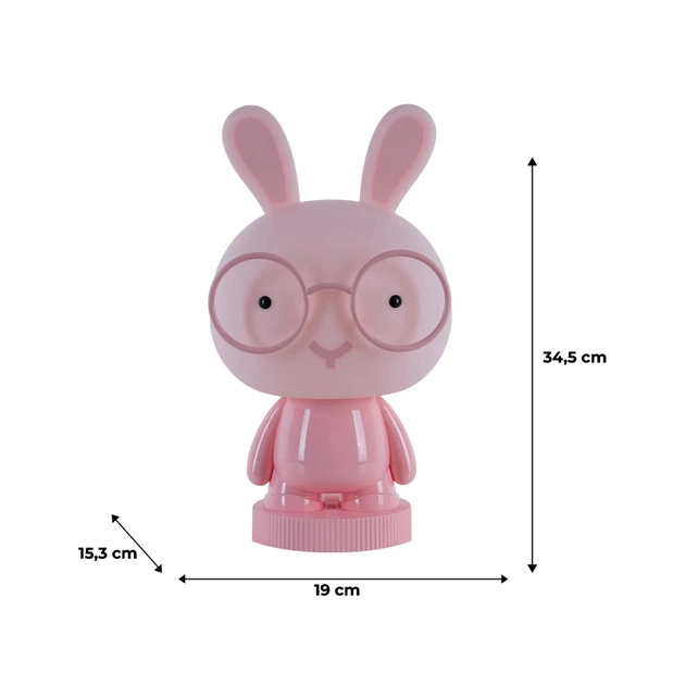 Нічник Kite Світильник LED з акумулятором Bunny, рожевий (K24-490-1-2) - picture 6