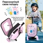 Самокат iSporter Travel 2в1 с чемоданом розовый (K3_Pink) - уменьшенное изображение 2