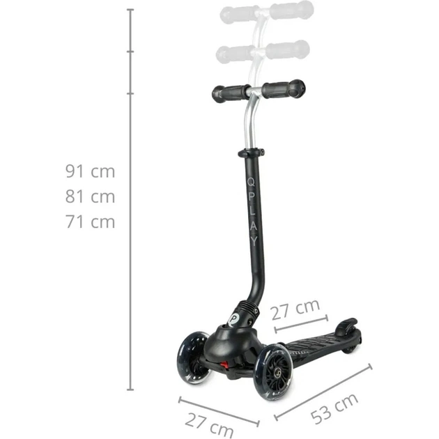 Самокат QPlay 5 в 1 Sema Pro Black (ST-004SemaProBlack) - picture 7