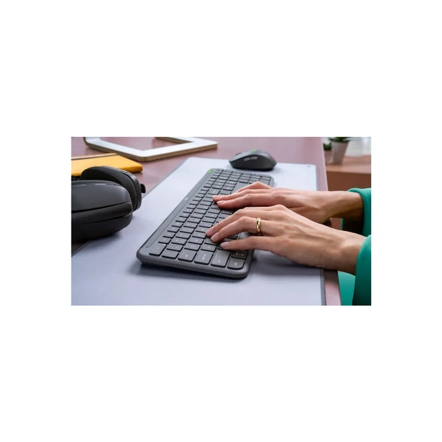 Комплект Logitech Signature Slim MK950 for Business Wireless/Bluetooth UA Graphite (920-012508) - зображення 9