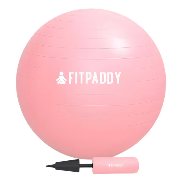 М'яч для фітнесу Fitpaddy 65 см рожевий (GBALL65PK) - зображення 1