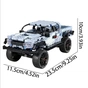 Конструктор Pickup TRX (WZ-5819) Blue - 1002 детали - уменьшенное изображение 4