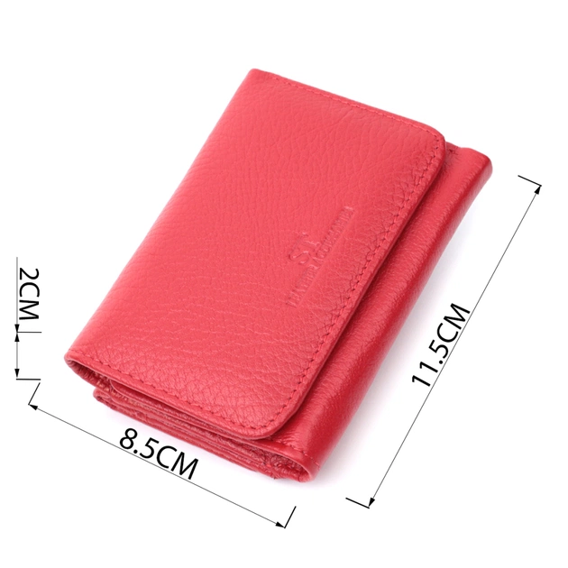 Портмоне ST Leather Из натуральной кожи Красное (22727) - изображение 3