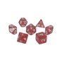 Набор кубиков для настольных игр Games 7 Days Glitter 7 Dice Set - Coral (g7dglit11) - уменьшенное изображение 1
