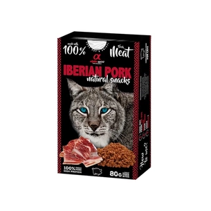 Ласощі для котів Alpha Spirit Cat Iberian Pork Natural Snacks з іберійською свининою 80 г (8436586311810) зображення 1