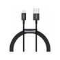 Дата кабель USB 2.0 AM to Lightning 2.0m 2.4A black Baseus (CALYS-C01) - зменшене зображення 1