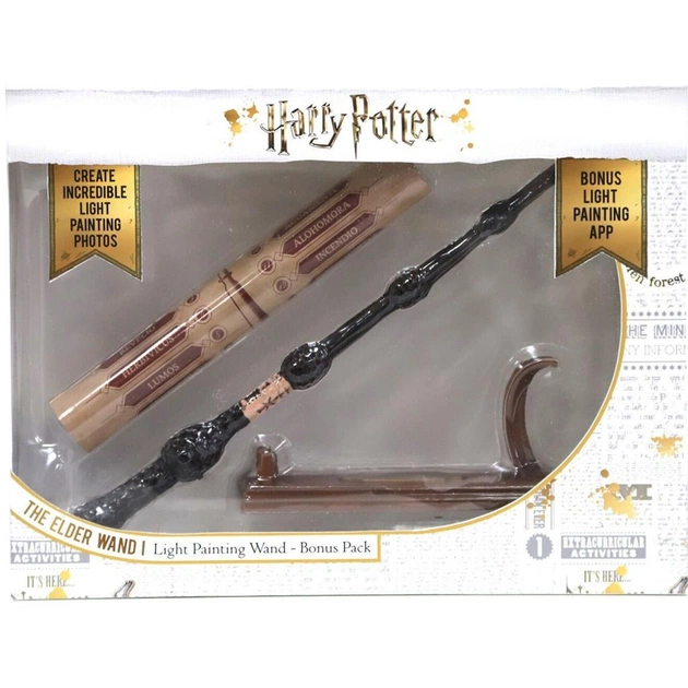 Игровой набор Wizarding World Бузиновая волшебная палочка Harry Potter со списком заговоро (WW-1098) - изображение 1