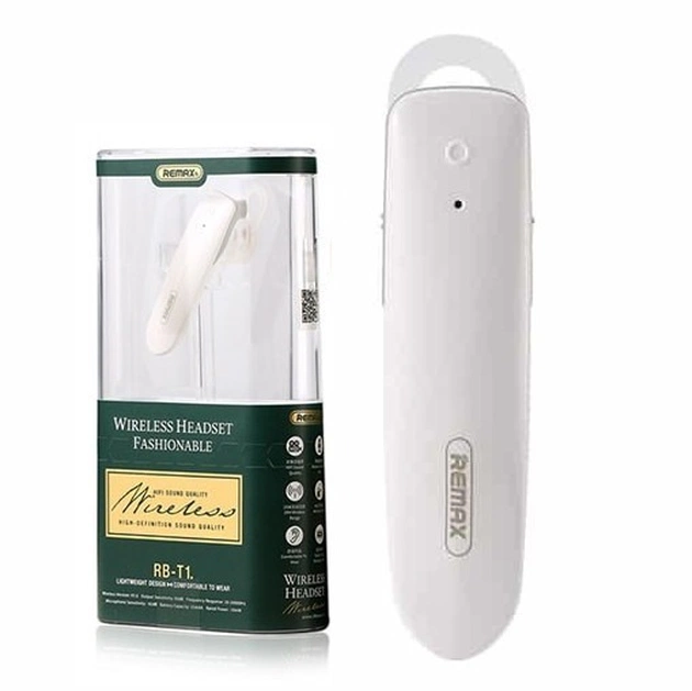 Bluetooth-гарнітура Remax RB-T1 White (6954851295457) - picture 4