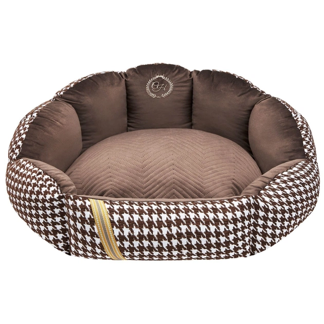 Лежак для животных Chloe's Home Positano S коричневый (CLH4524) - изображение 1