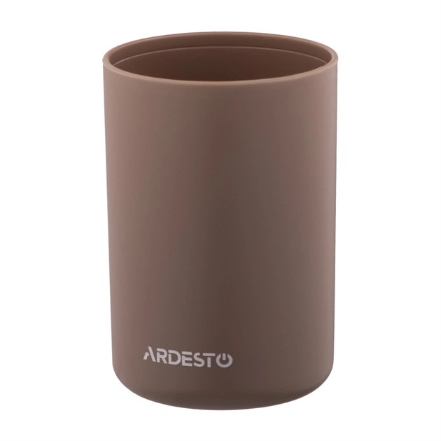 Набір для ванної кімнати Ardesto Minimalism 3 предмети Тауп 360 мл (ARHB3112CB) - picture 3