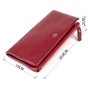 Гаманець ST Leather Зі шкіри з кишенею для мобільного Бордовий (19311) - зменшене зображення 3