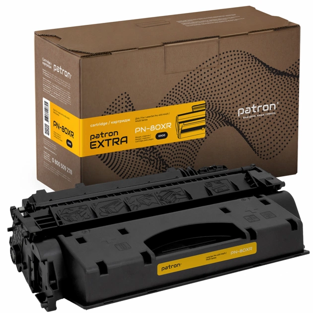 Картридж Patron HP LJPro400 M401/Pro400MFP M425/CF280X Extra (PN-80XR) - зображення 1