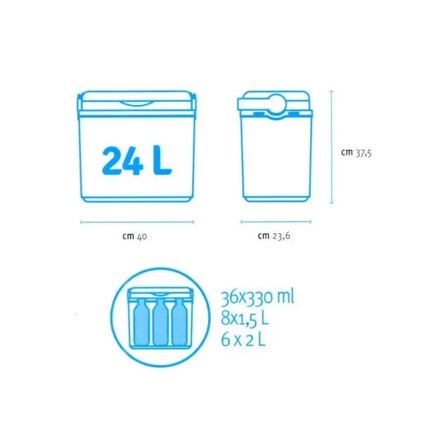 Термобокс Adriatic 24л фіолетовий (8002936807502) - зображення 10