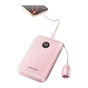 Батарея універсальна Vention 10000mAh, 22.5W, PD, QC, Pink (FKAP0-C) - зменшене зображення 4