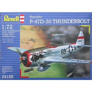 Збірна модель Revell Винищувач-бомбардувальник P-47 D Thunderbolt 1:72 (4155) зображення 1