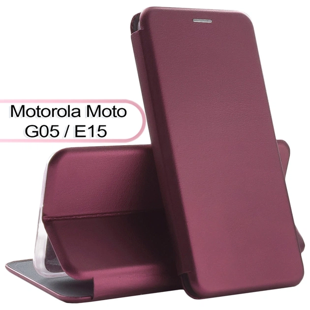 Чохол до мобільного телефона BeCover Exclusive Motorola Moto G05 / E15 Red Wine (713518) - зображення 1