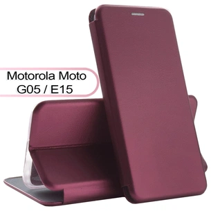 Чохол до мобільного телефона BeCover Exclusive Motorola Moto G05 / E15 Red Wine (713518) зображення 1