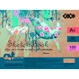 Альбом для малювання ZiBi А5, Скетчбук ART Line 40 аркушів, пружина білий блок (ZB.1494) - зменшене зображення 1