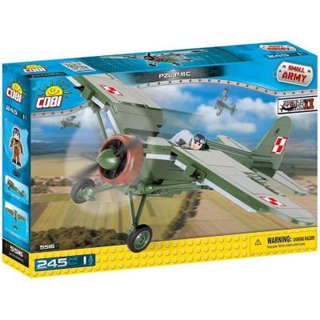 Конструктор Cobi Друга Світова Війна Літак PZL P.11C, 245 деталей (COBI-5516) - зображення 1