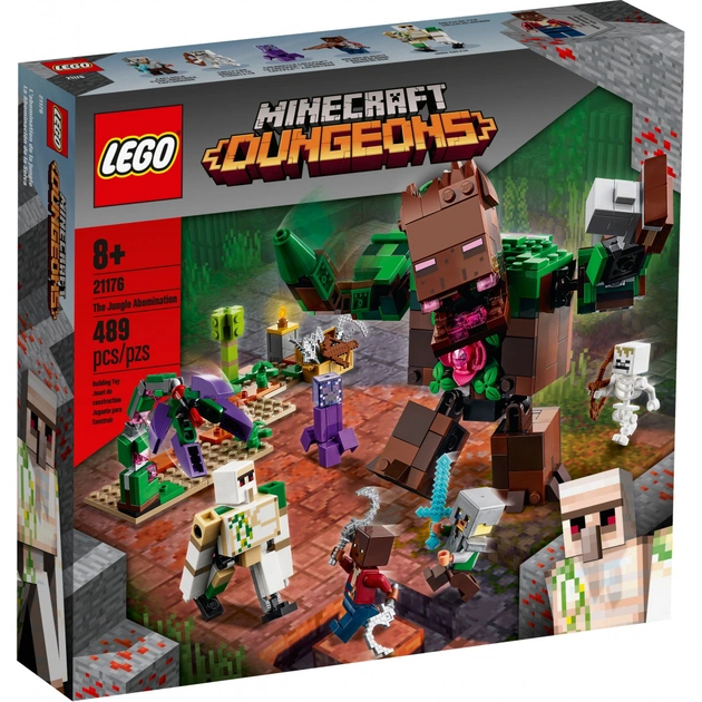 Конструктор LEGO Minecraft Гидота з джунглів 489 деталей (21176) - зображення 1