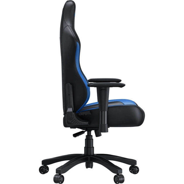 Крісло ігрове Anda Seat Luna Color PVC Size L Black/Blue (AD18-48-BS-PV) - зображення 4