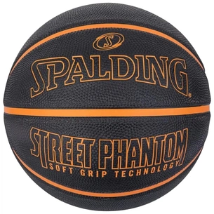 М'яч баскетбольний Spalding Street Phantom чорний, помаранчевий Уні 7 84383Z (689344406404) зображення 1