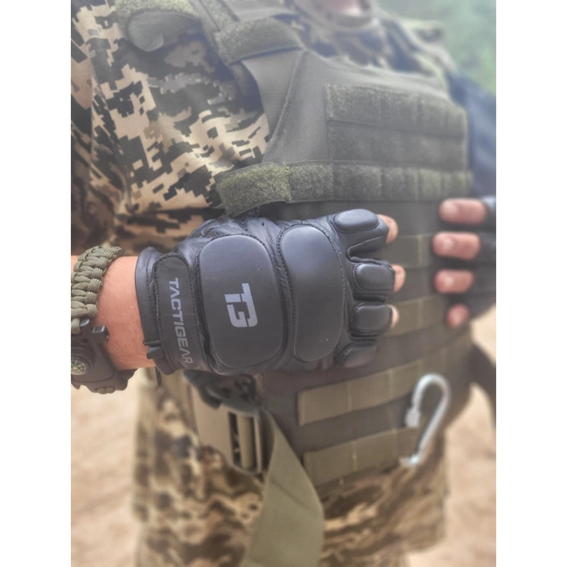 Тактичні рукавички Tactigear PS-8801 Patrol Black L (8801BK4-L/8801BK3-L) - зображення 2