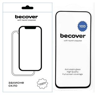 Скло захисне BeCover Google Pixel 8a 10D Black (711491) зображення 1