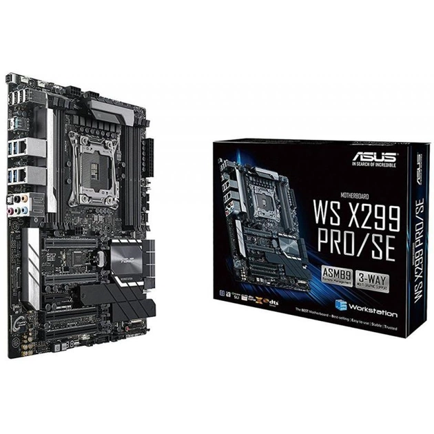 Серверна материнська плата ASUS WS X299 PRO/SE - зображення 1