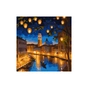 Картина по номерам Santi Нічна Венеція, 40*40см, LED підсвітка (955069) - зменшене зображення 1
