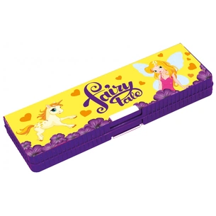 Пенал Cool For School Пластиковий на магніті Fairy 7022 2 відділення Жовтий (CF86617) зображення 1