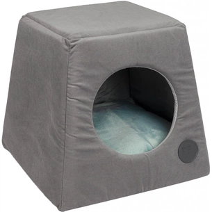 Будиночок для тварин Природа "TUTTI" 36х36х34 см (сірий) (4823082417858) зображення 1