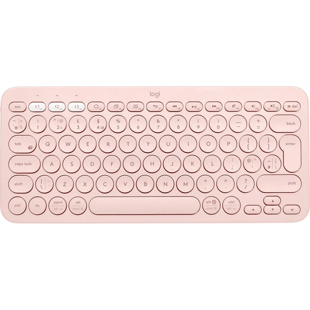 Клавиатура Logitech K380s Multi-Device Bluetooth UA Rose (920-011853) - изображение 1