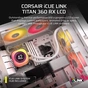 Система рідинного охолодження Corsair iCUE LINK TITAN 360 RX LCD White AIO (CW-9061026-WW) - зменшене зображення 7