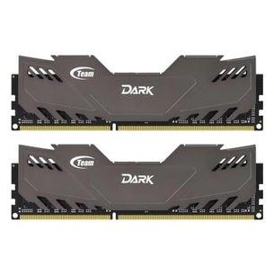 Модуль пам'яті для комп'ютера DDR3 16GB (2x8GB) 2400 MHz Dark Series Gray Team (TDGED316G2400HC11CDC01) зображення 1